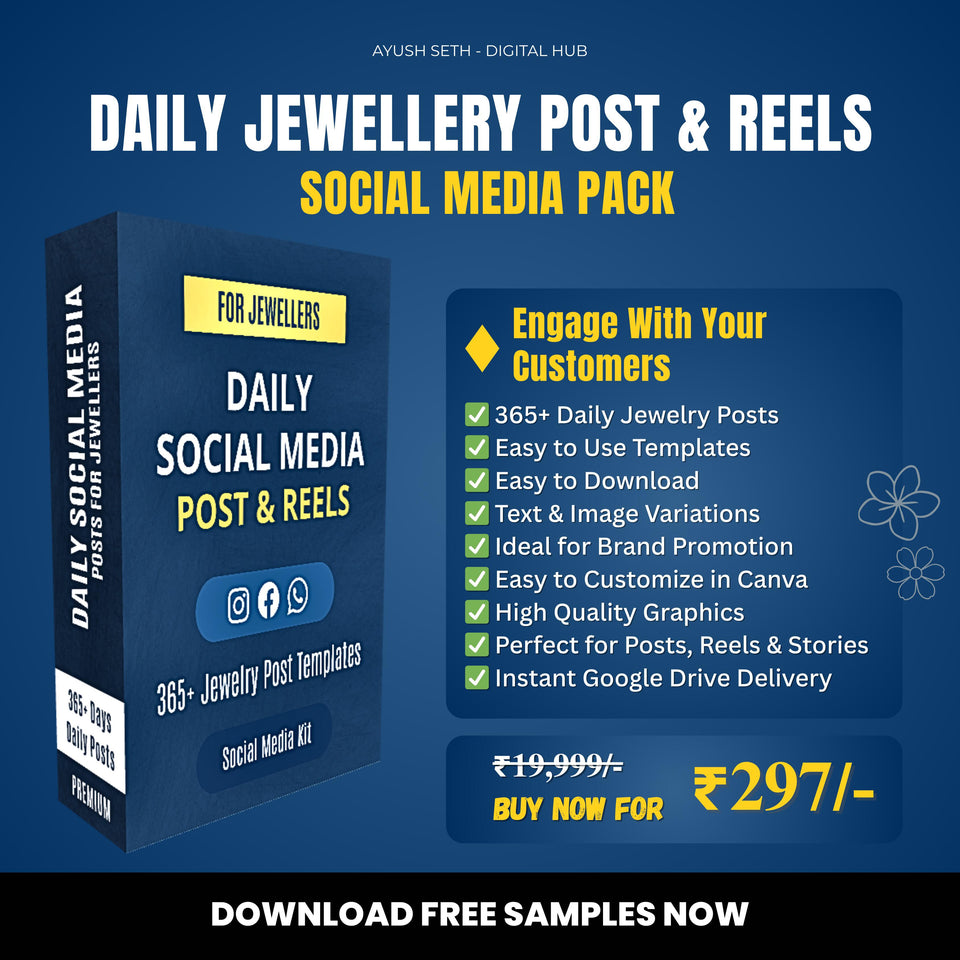 Jewellery Post Social Media Pack