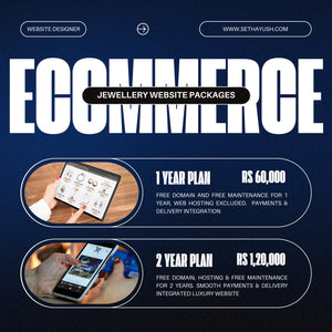 Jewellery E-commerce website design and development
